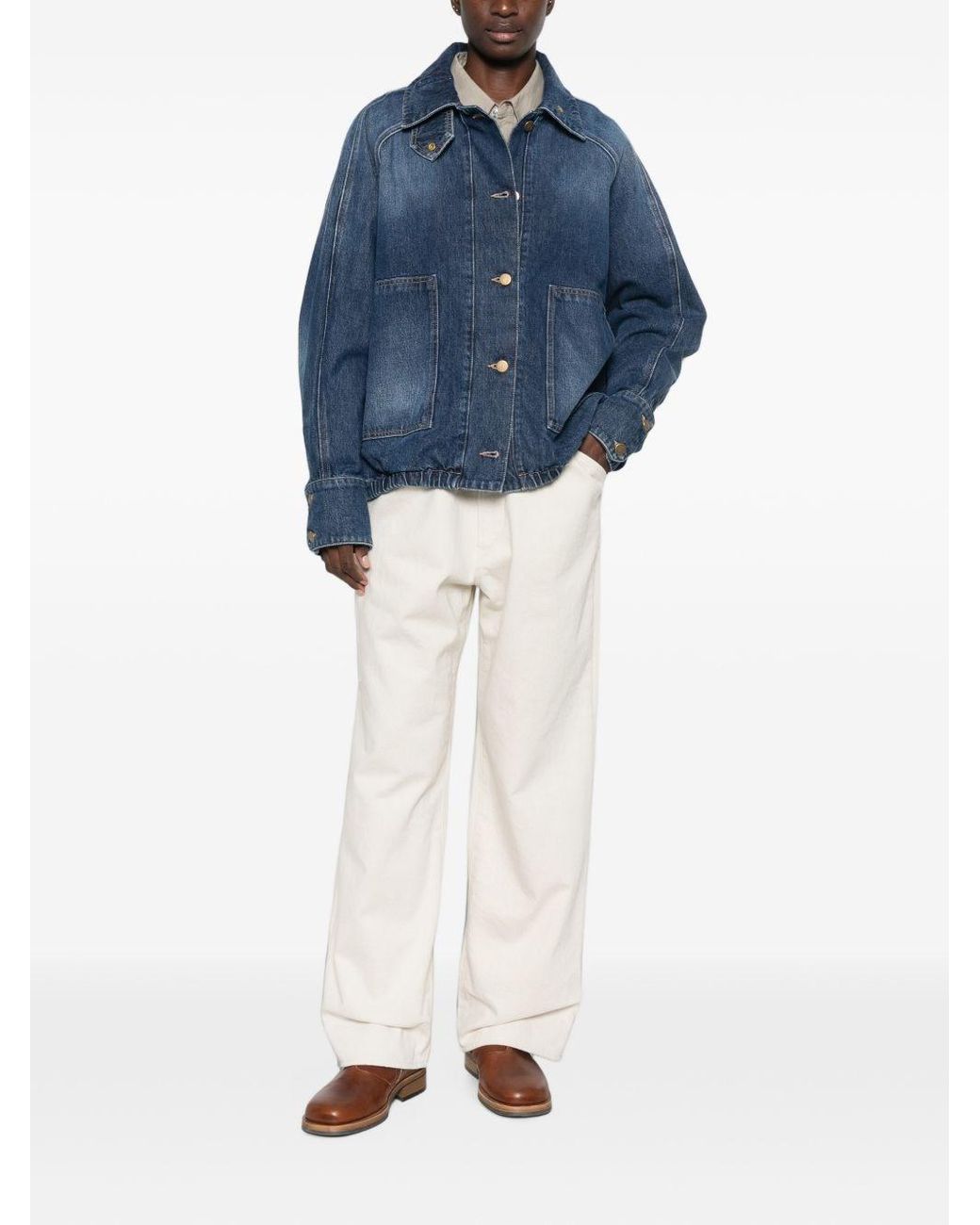 SOSUE Blue Denim Jacket