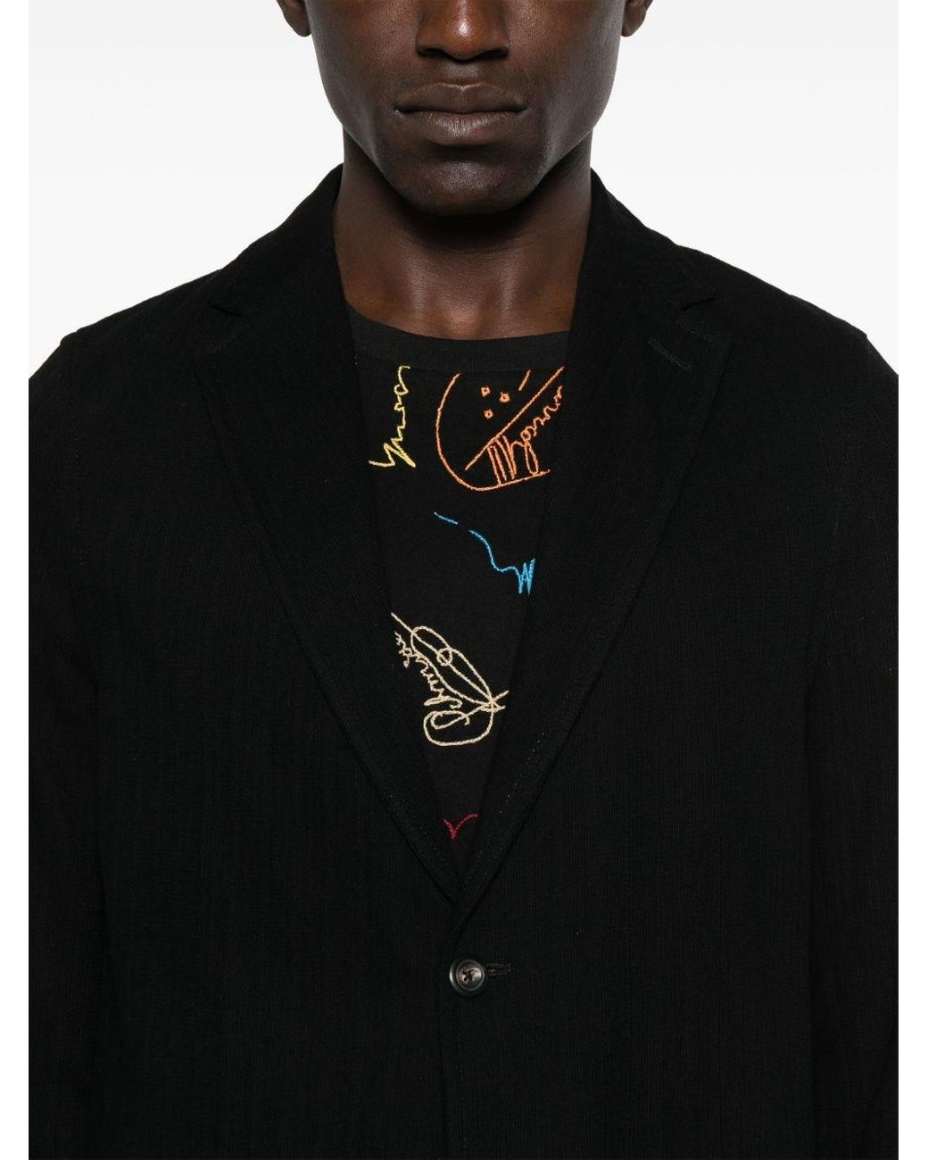 Circolo 1901 Black Cotton Single-Breasted Jacket for men