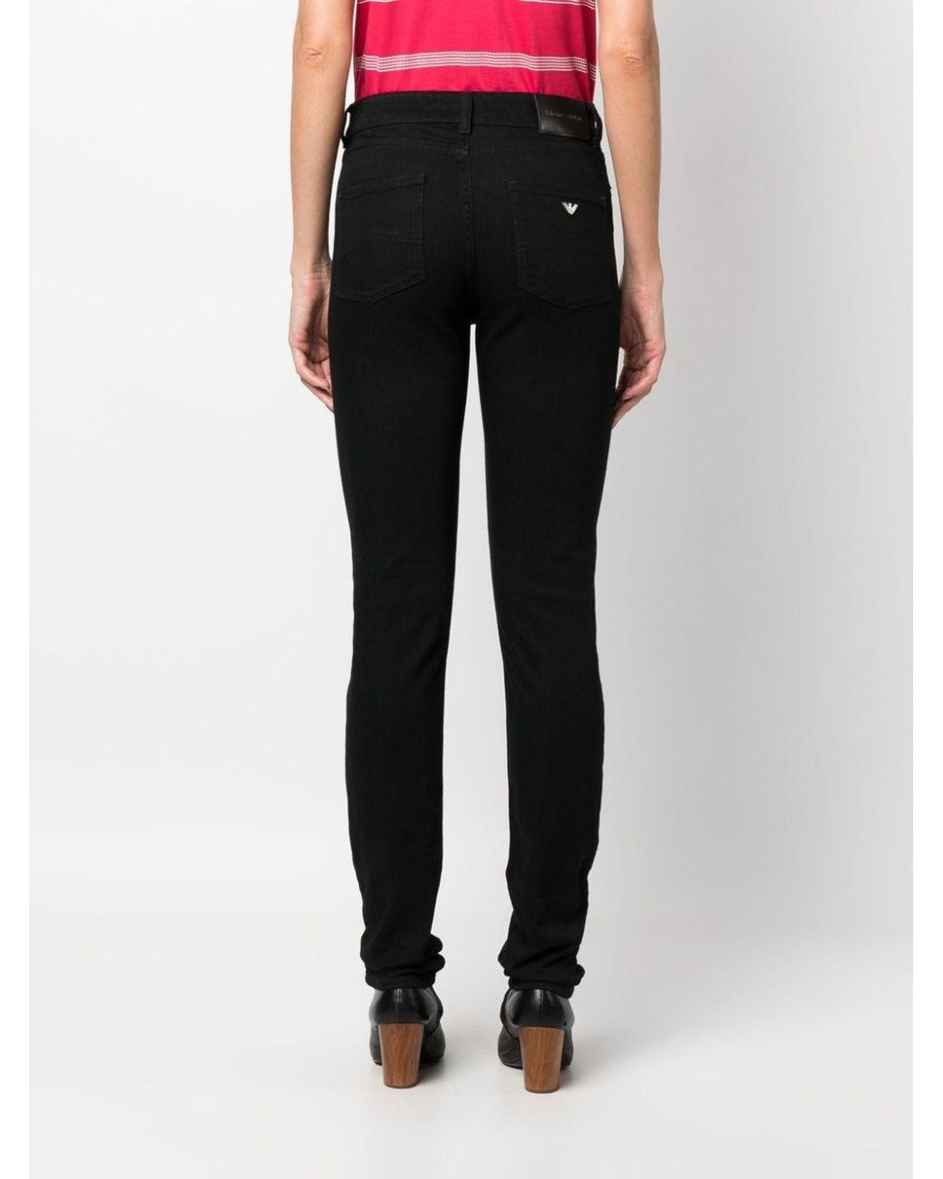 Emporio Armani Black Denim Cotton Jeans