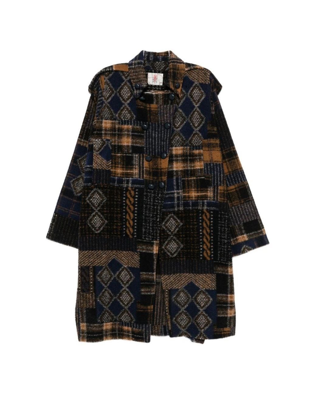 Bye Black Wool Coat