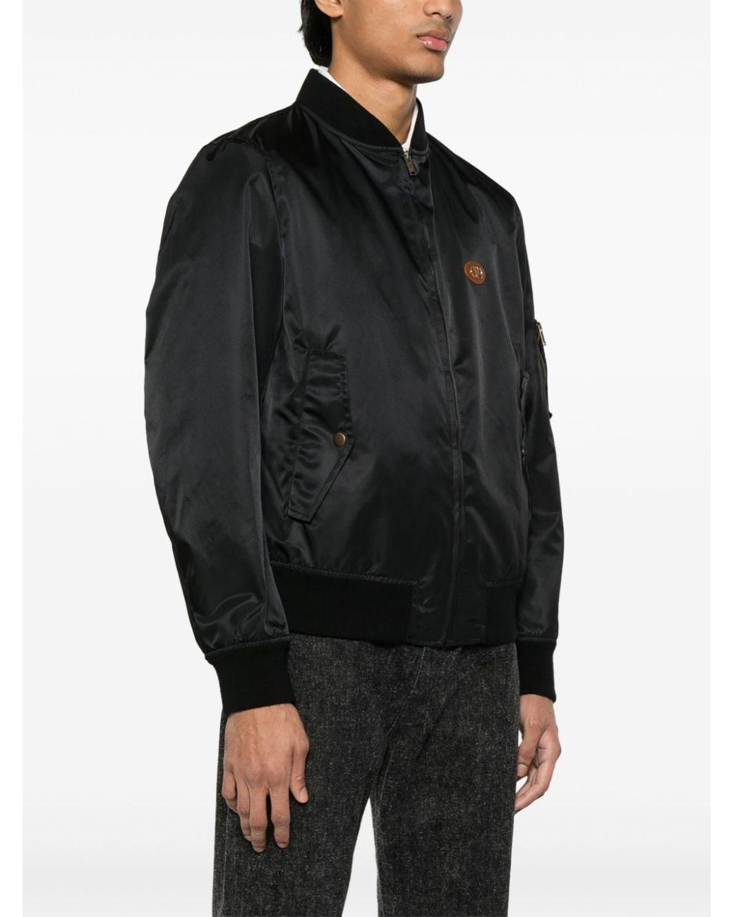 Valentino Black Bomber Jacket for men