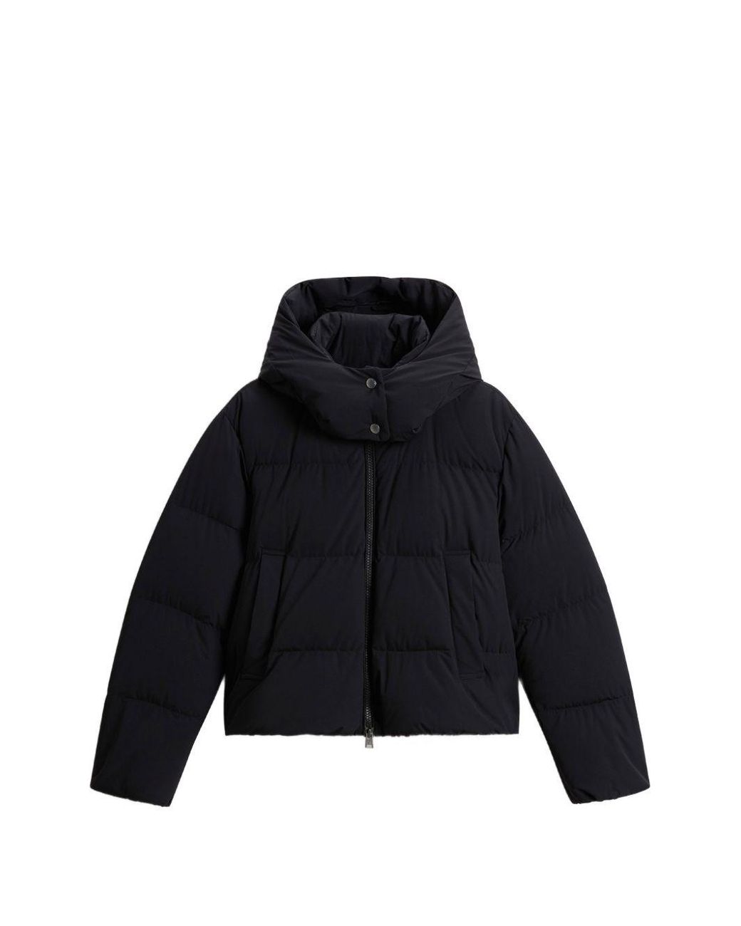 Woolrich Black Madison Short Down Jacket