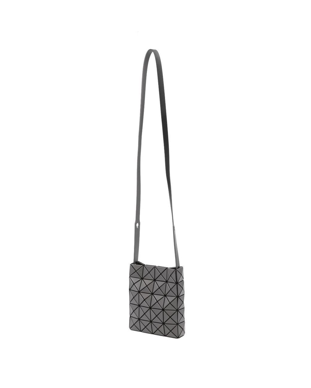 Issey Miyake White Prism Matte Crossbody Bag