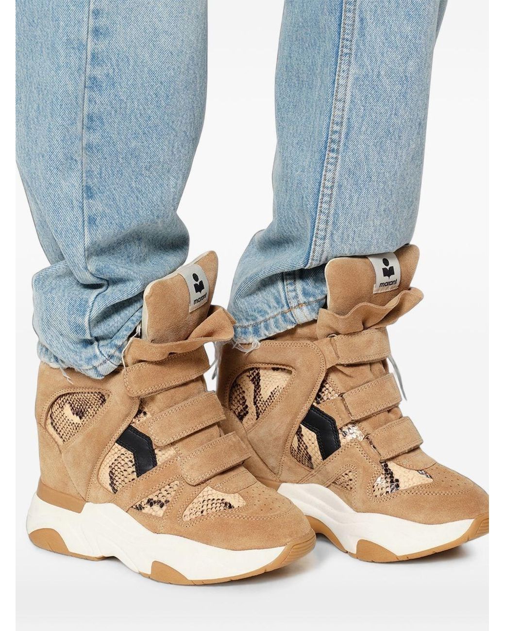 Isabel Marant Natural Balskee Sneakers