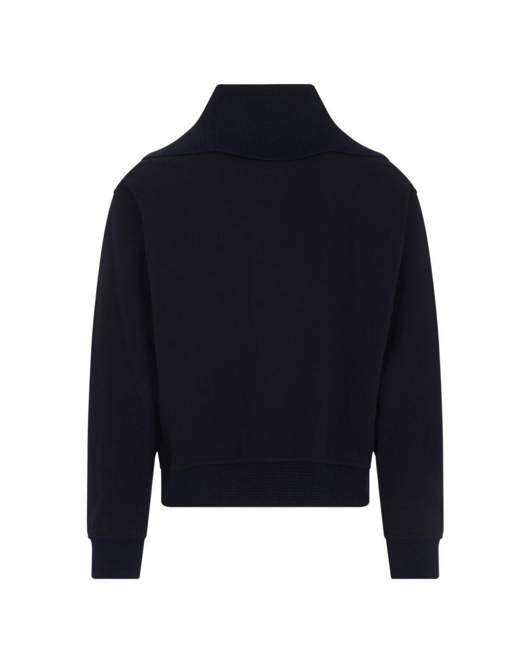 Jil Sander Blue Cotton Sweatshirt With Zip for men