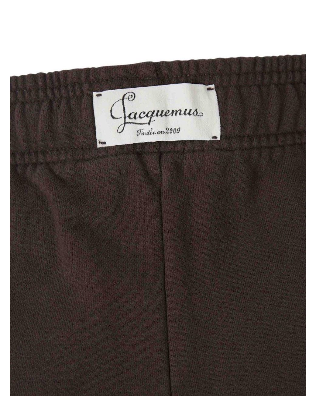 Jacquemus Brown Cotton Sweatpants for men