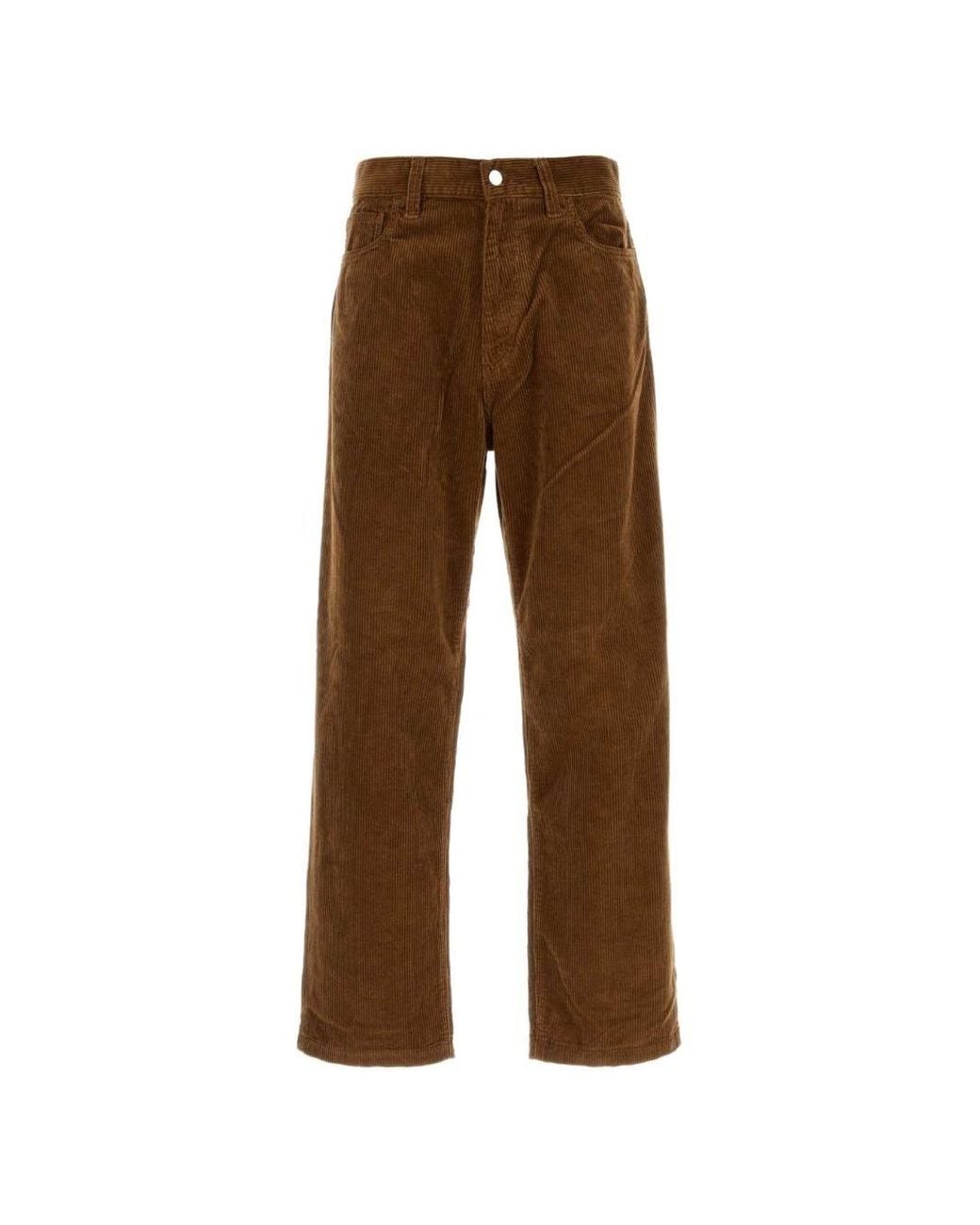 Carhartt Brown Cotton Trousers for men