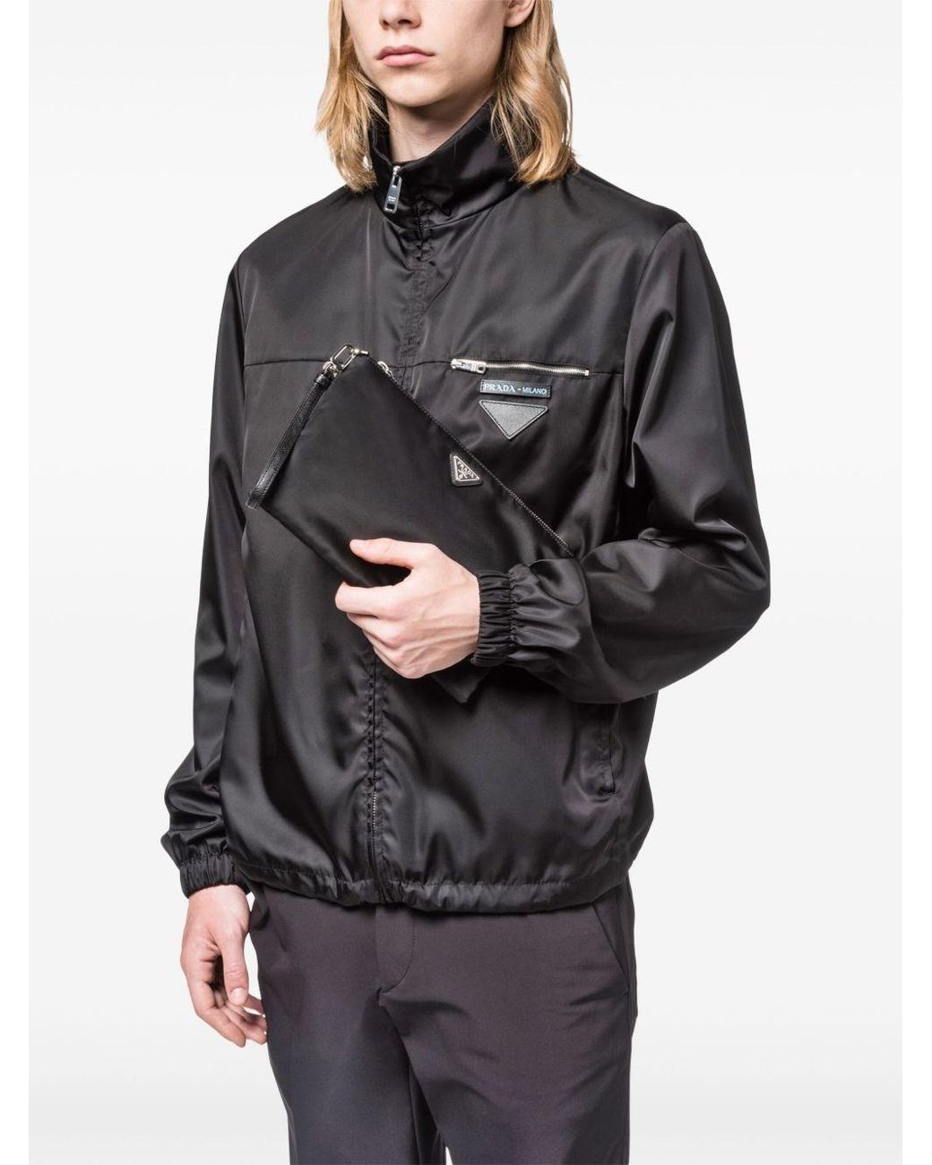 Pochette di Prada in Black da Uomo