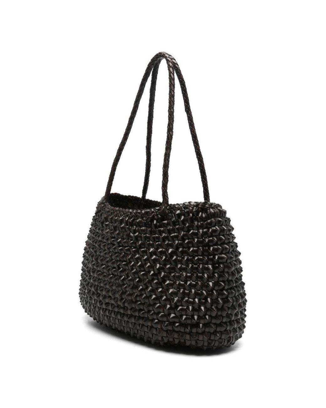 Santa Croce Borsa Tote di Dragon Diffusion in Black