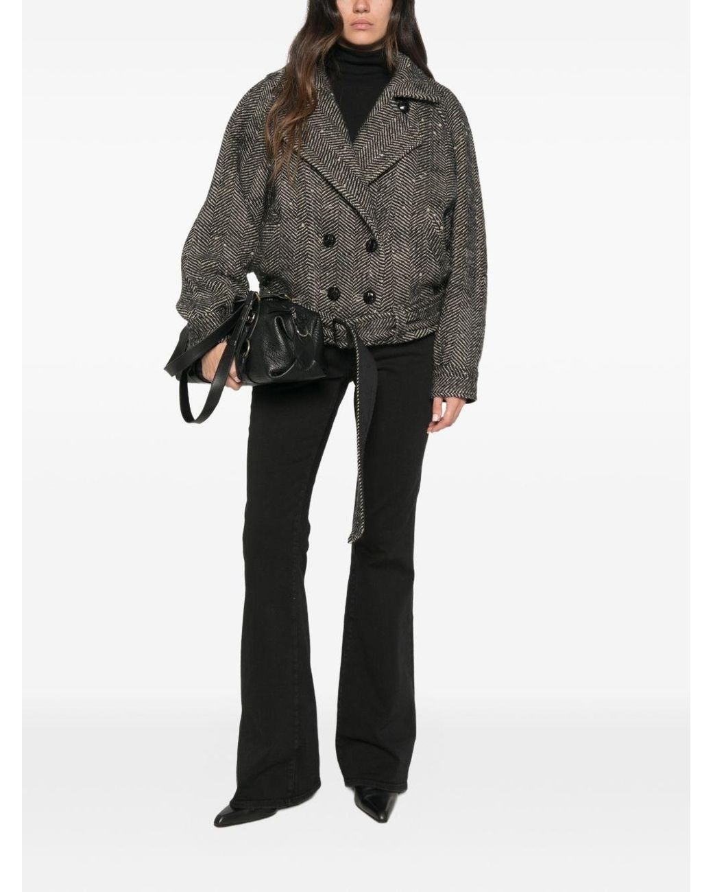 Jacob Cohen Black Flared Leg Denim Jeans