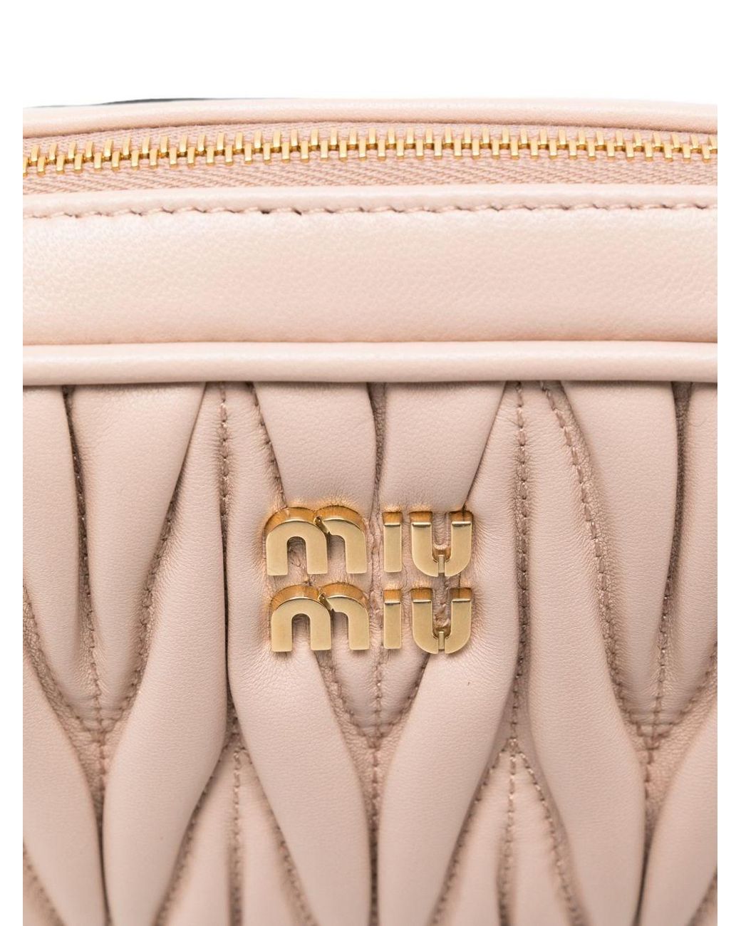 Miu Miu Pink Leather Mini Bag