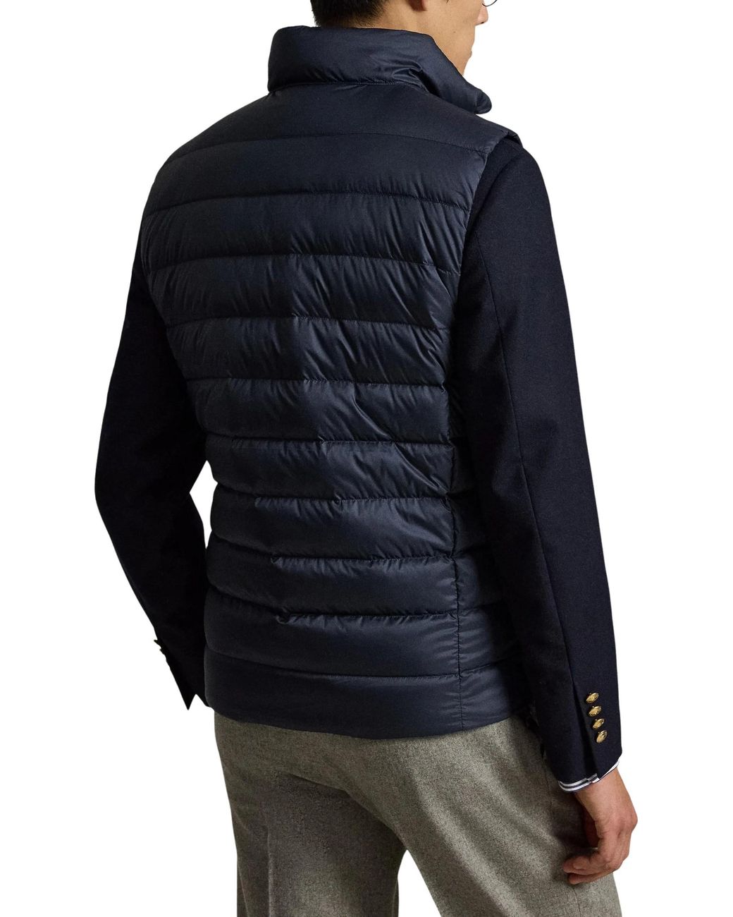 Polo Ralph Lauren Blue The Colden Packable Down Gilet for men