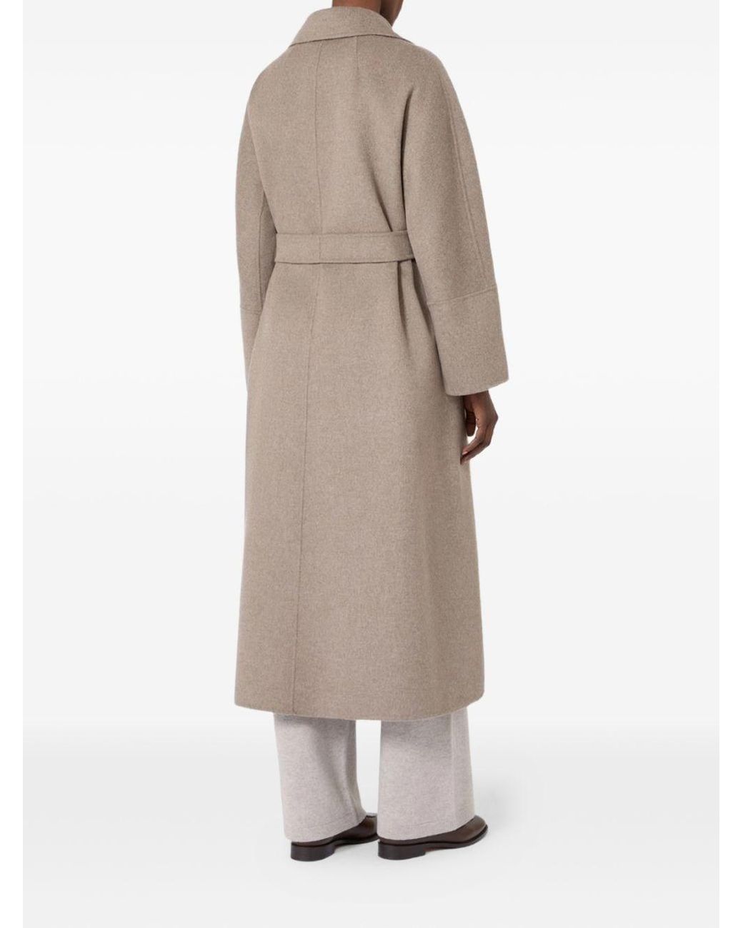 Max Mara Natural Wool Long Coat