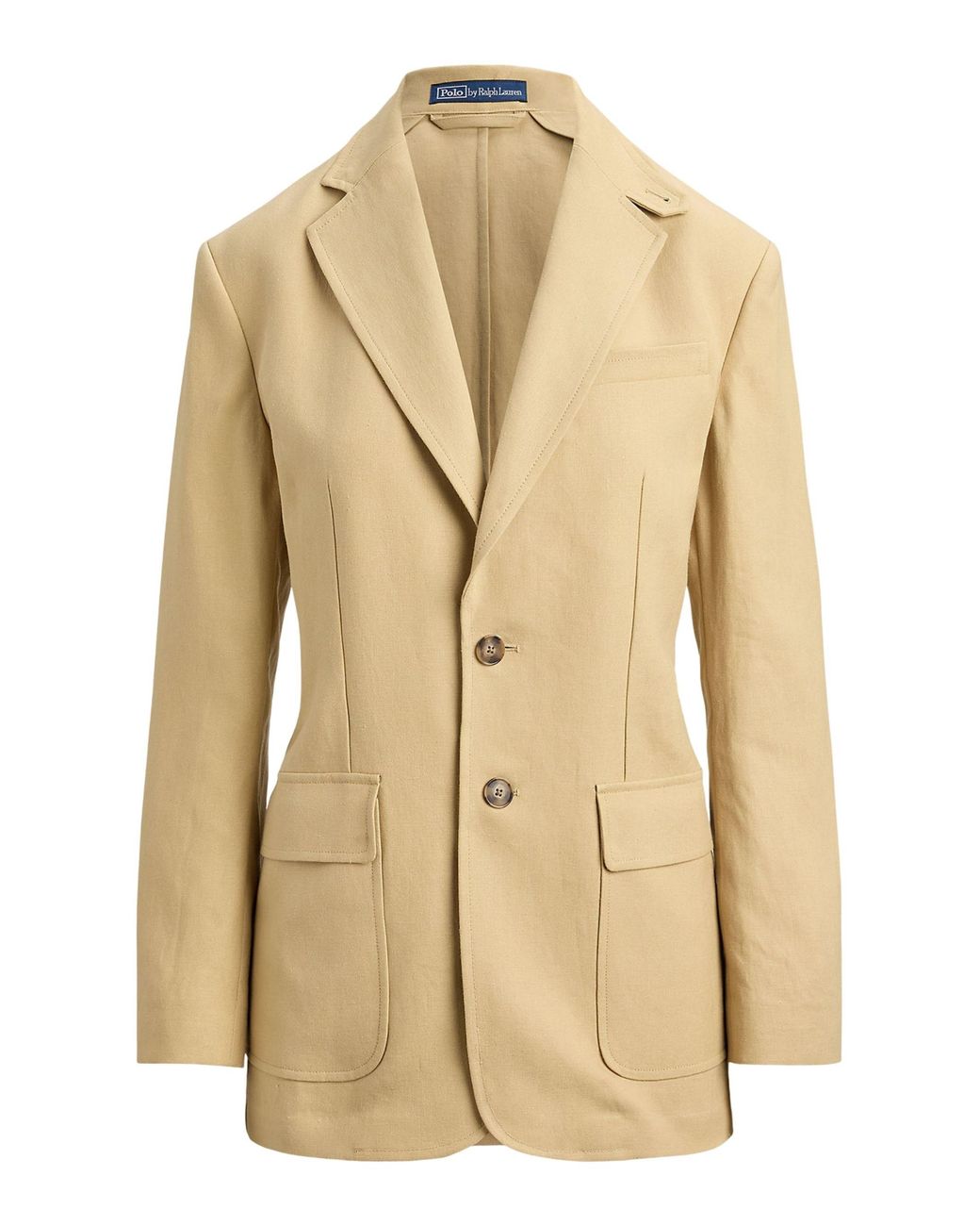 Polo Ralph Lauren Natural Single-Breasted Blazer