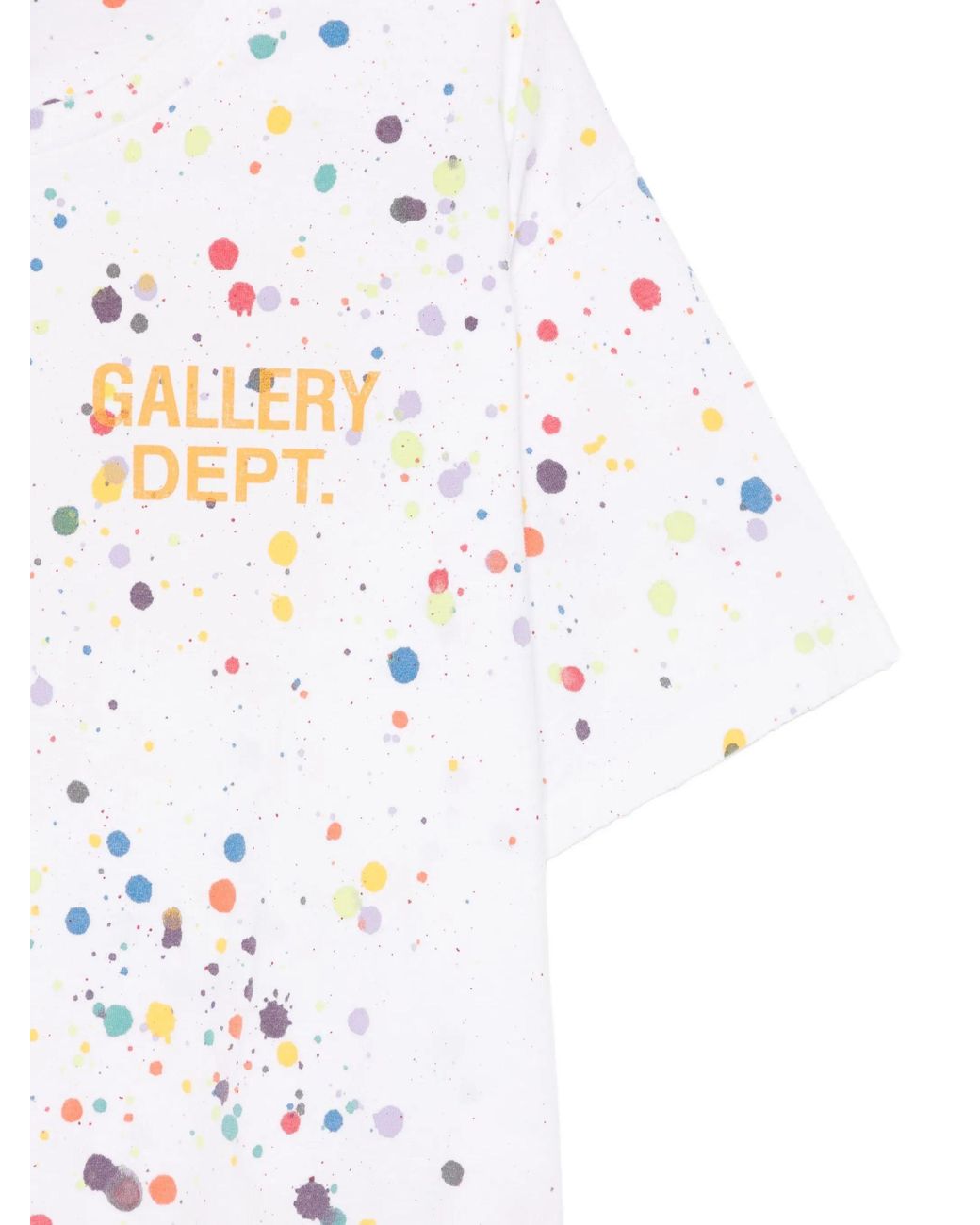 GALLERY DEPT. White Multicolored T-Shirt With Logo for men