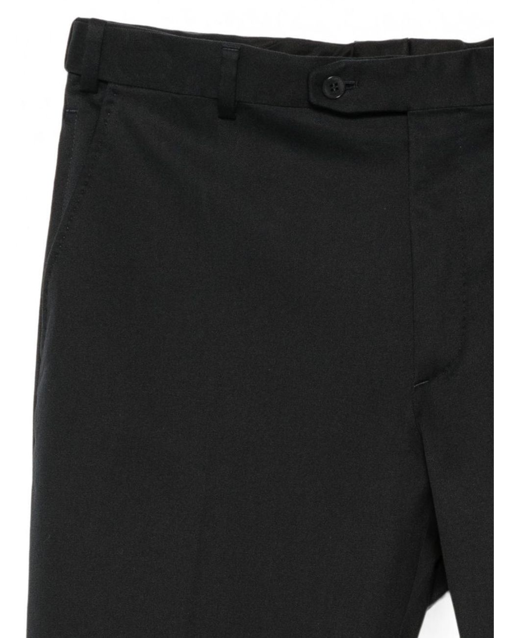 Brioni Black Cotton Trousers for men