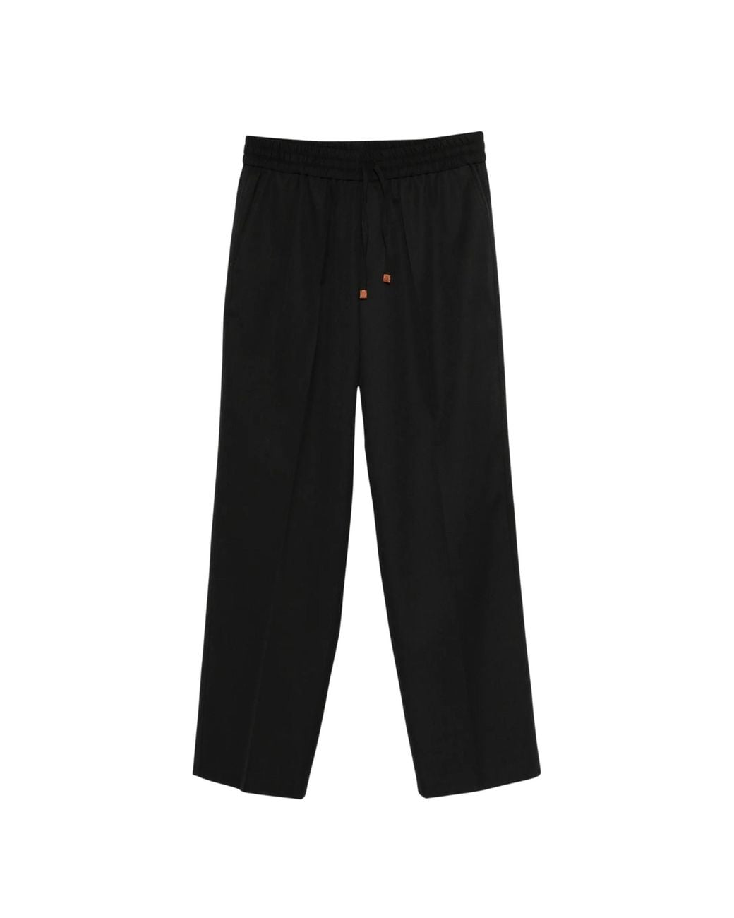 Drole de Monsieur Black Drawstring Trousers for men
