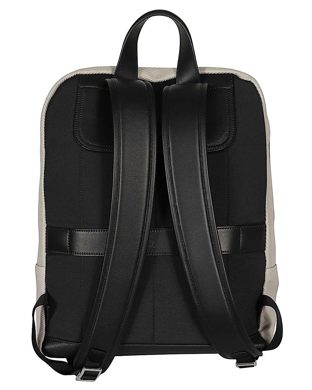 Brioni Natural Via Veneto Canvas Backpack for men