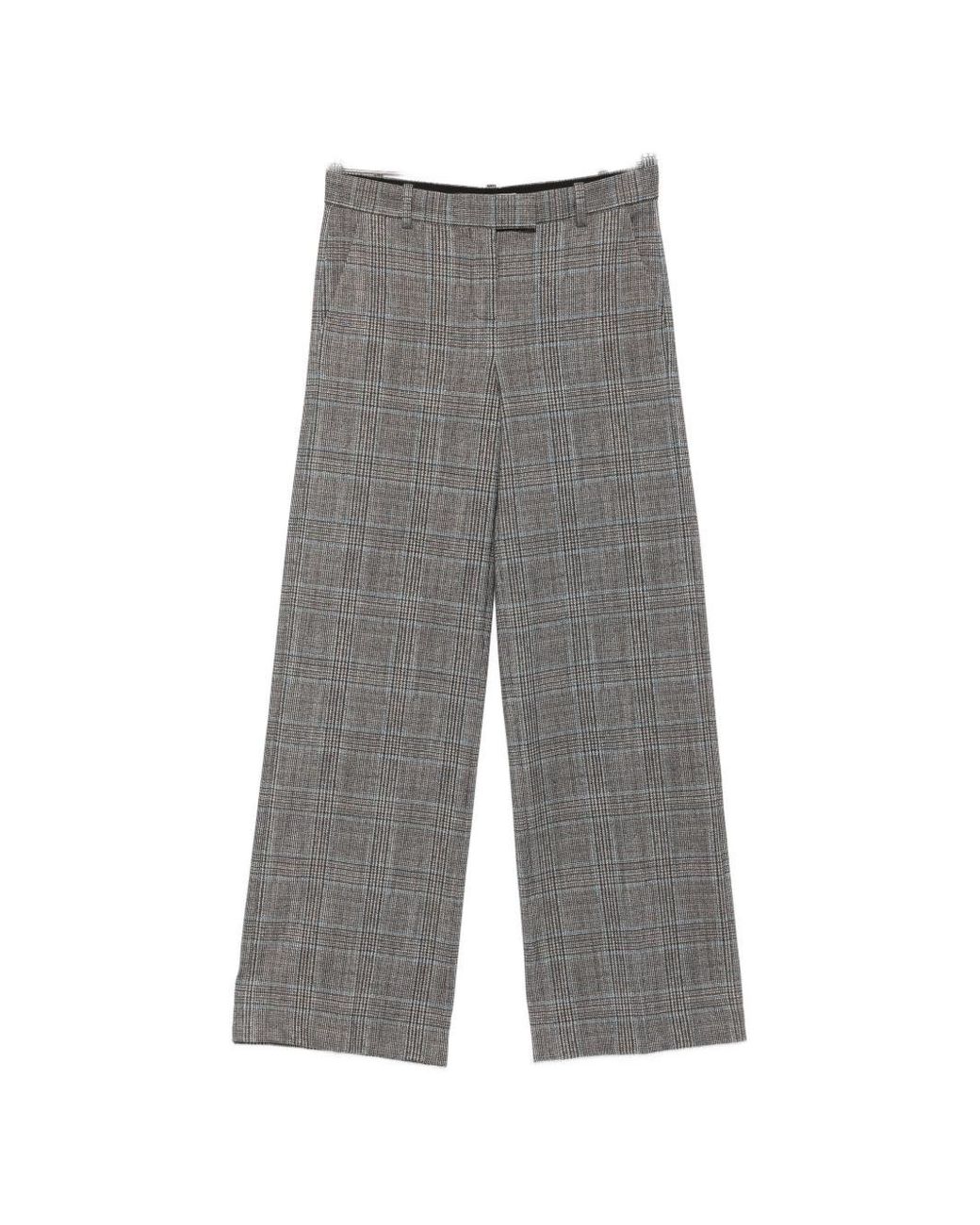 Circolo 1901 Gray Cotton Trousers