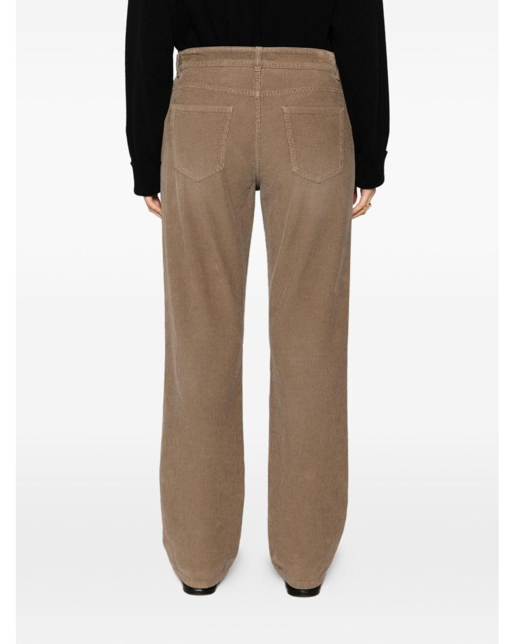 The Row Black Dinni Velvet Trousers
