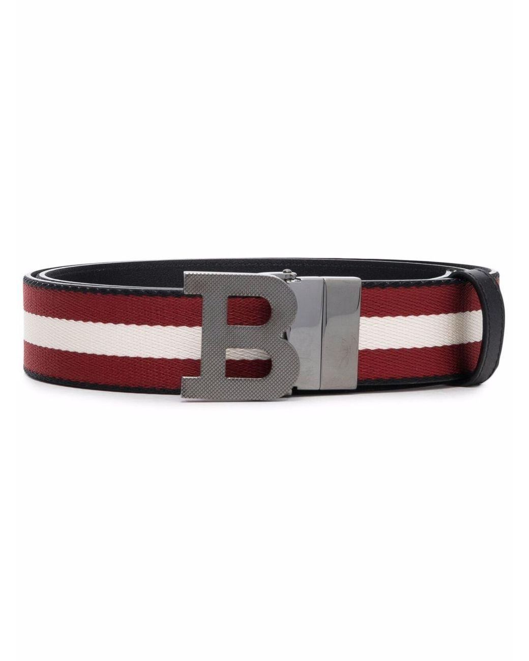 Bally Logoed Belt in Red for Men | Lyst