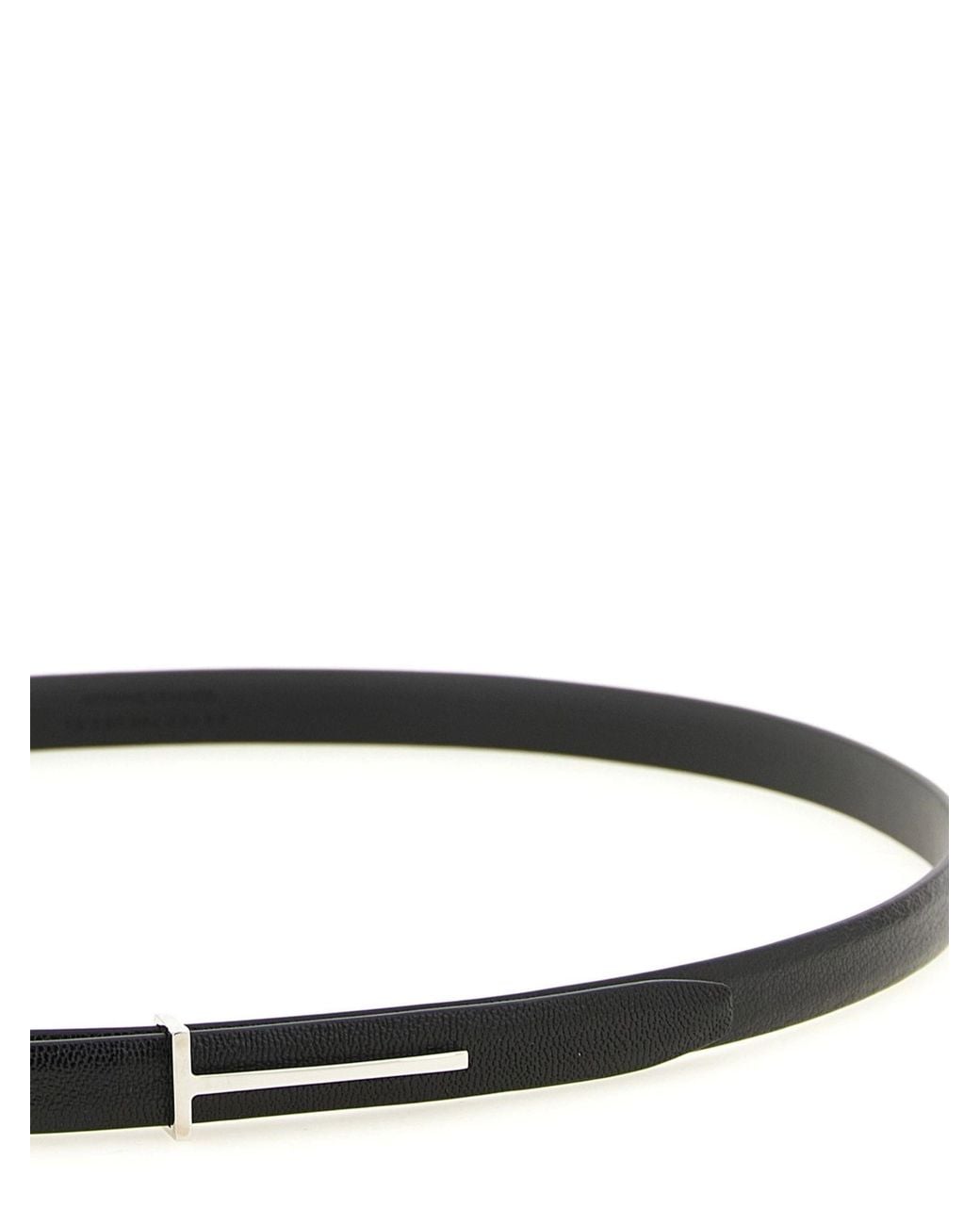 Tom Ford White Icon Belt for men
