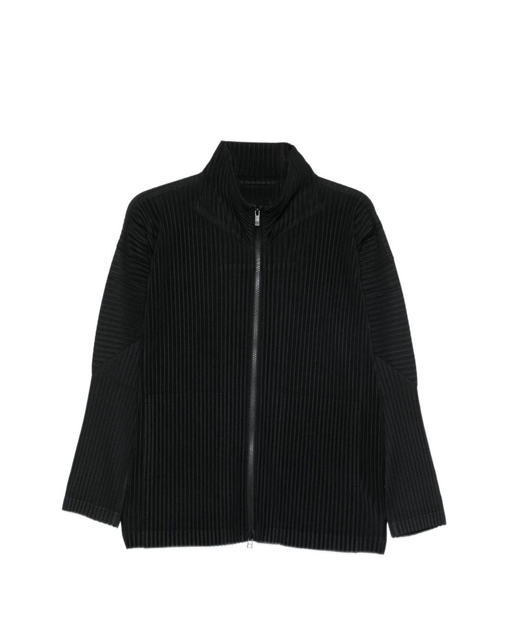 Homme Plissé Issey Miyake Black Pleated Shirt for men