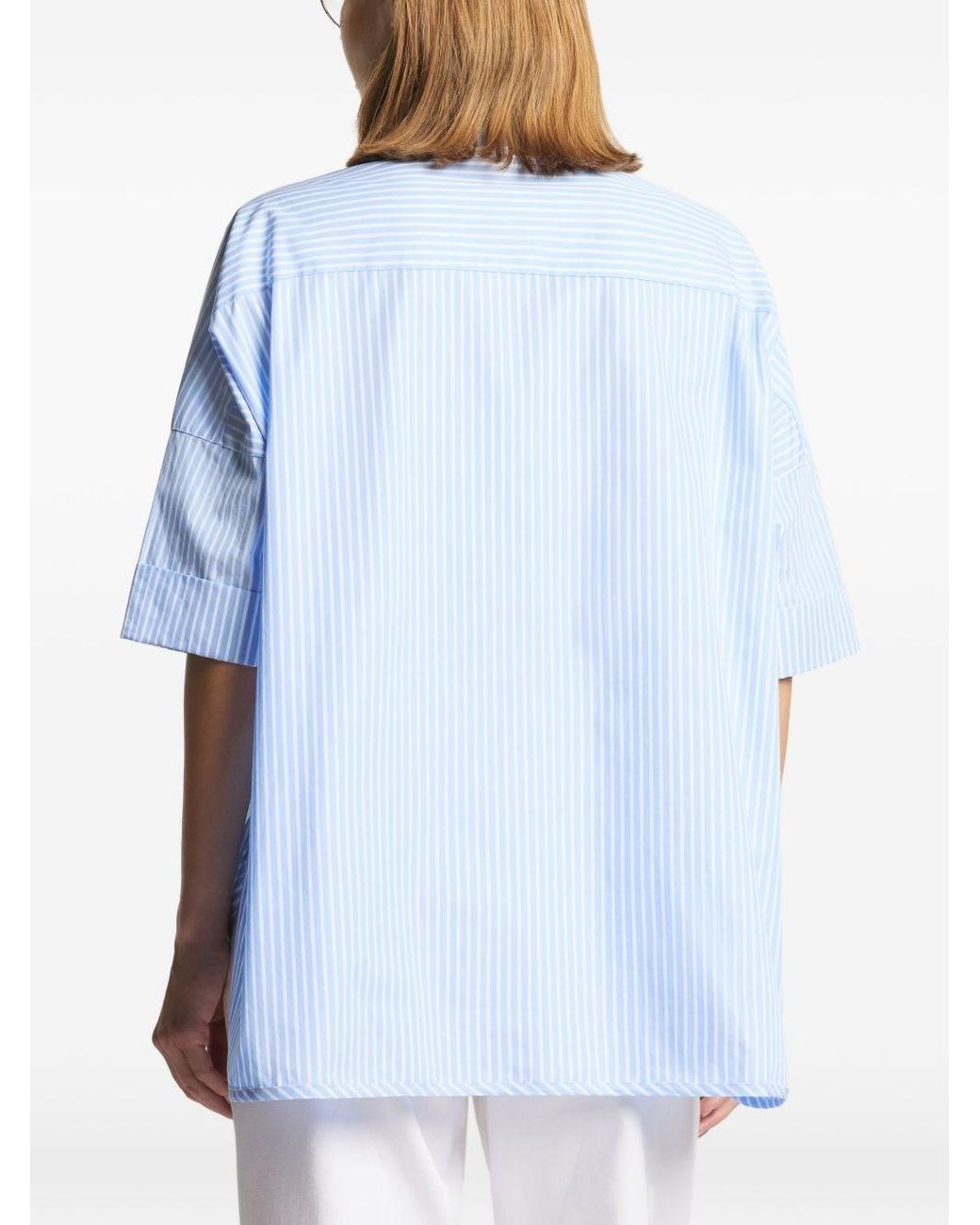 Fay Blue Cotton Shirt