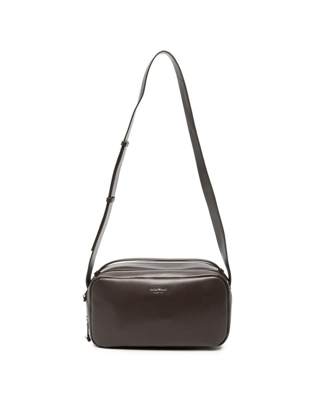 Emporio Armani Black Leather Handbag
