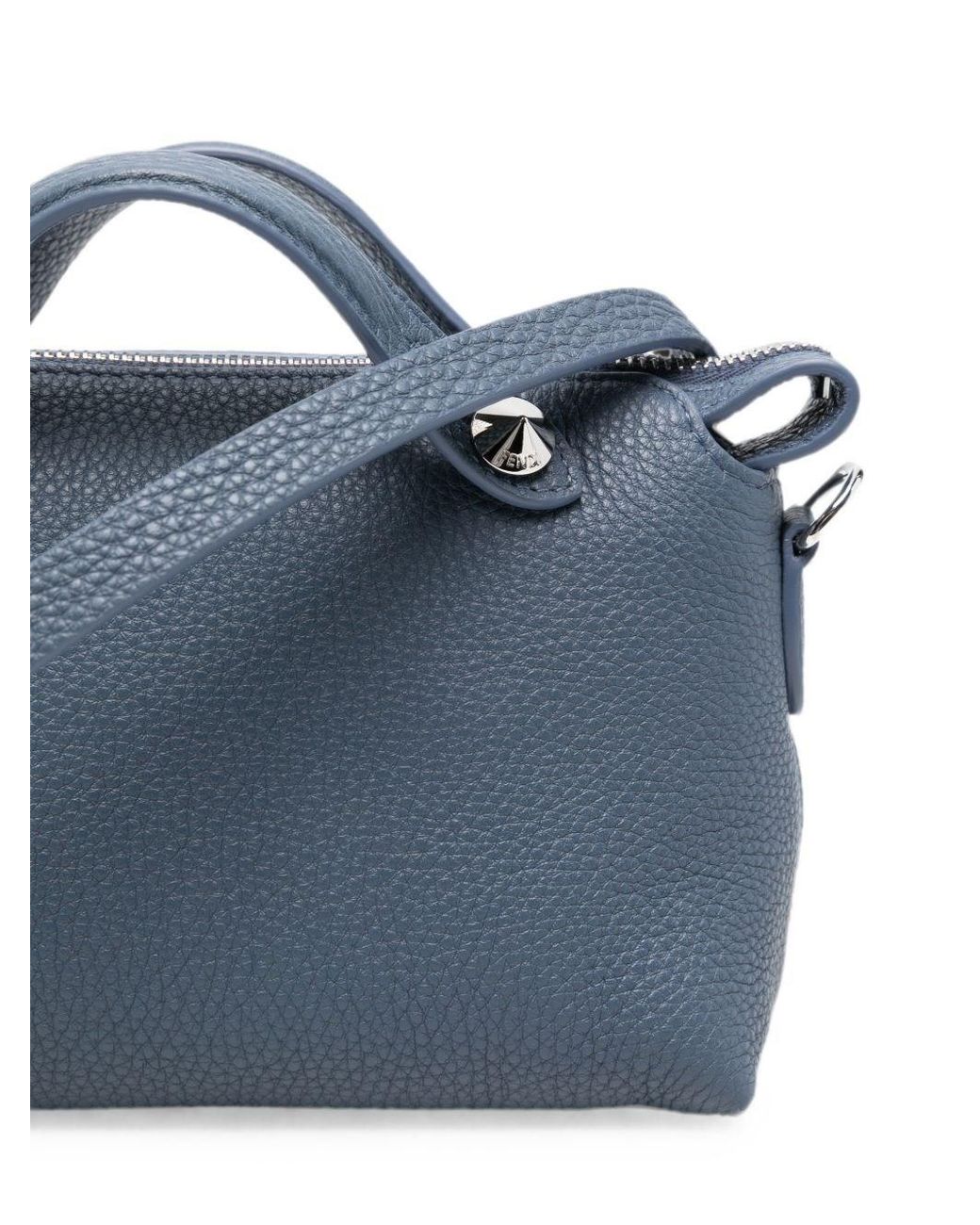 Fendi Blue By The Way Mini Leather Handbag