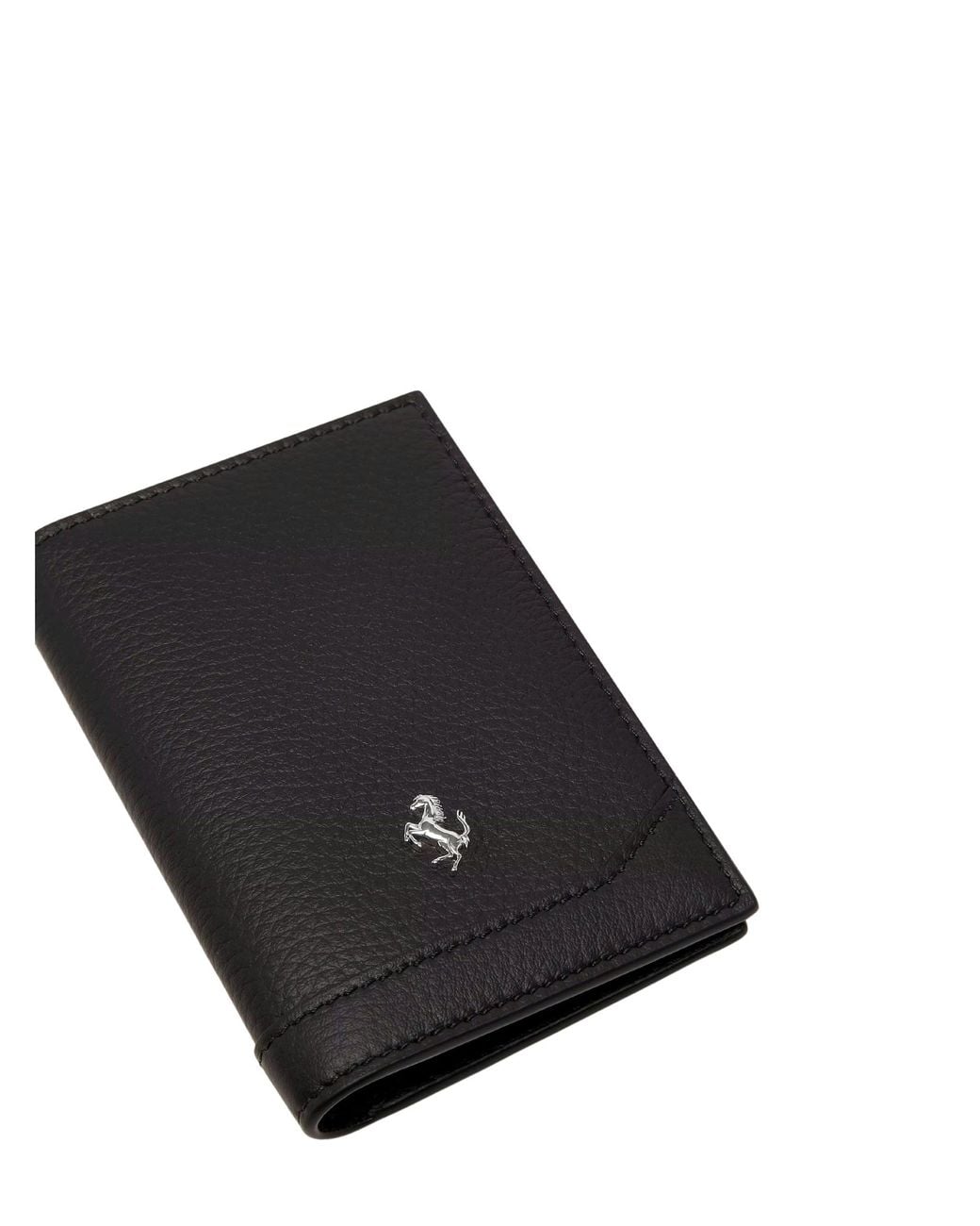 Ferrari White Gt Soft Card Holder for men