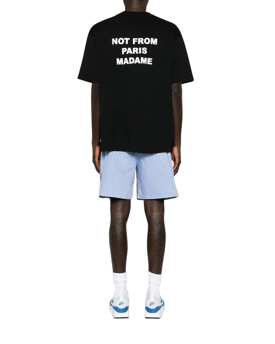 Drole de Monsieur Black The Slogan T-Shirt for men