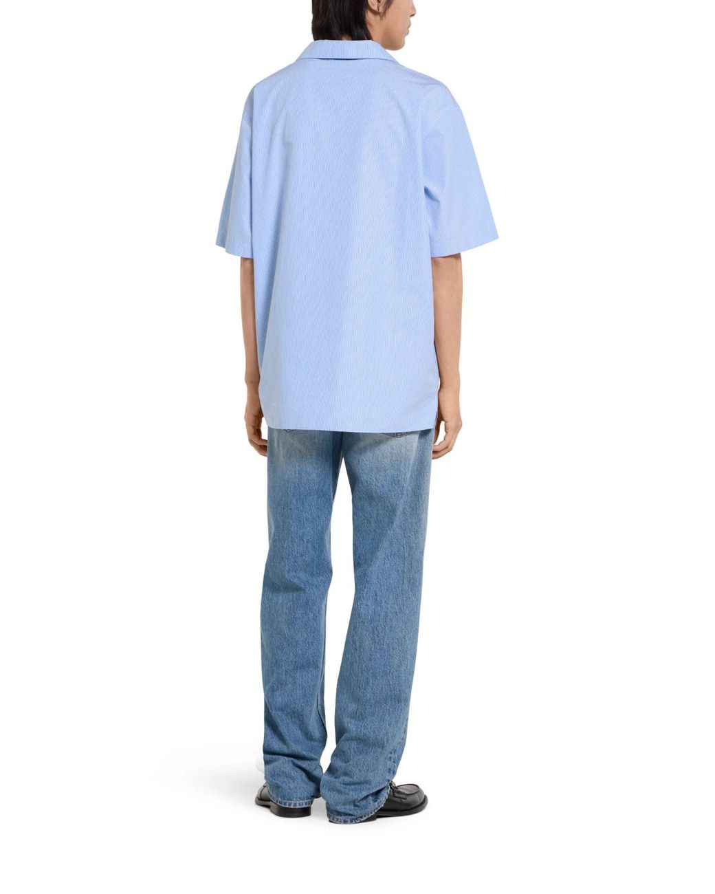 Gucci Blue Bowling Shirt for men