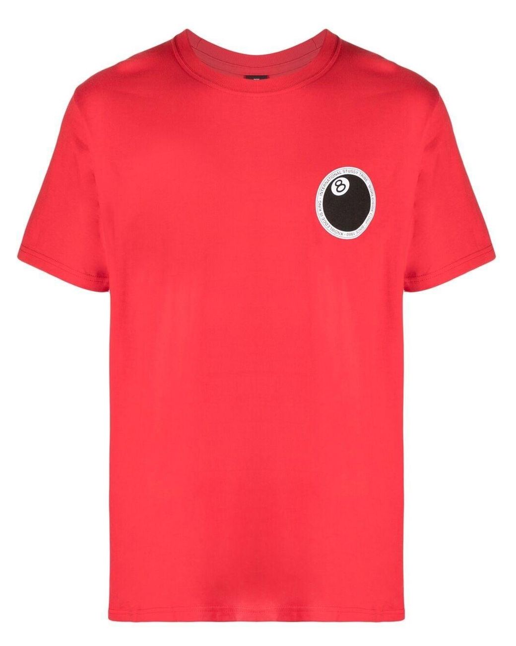 stussy red tee