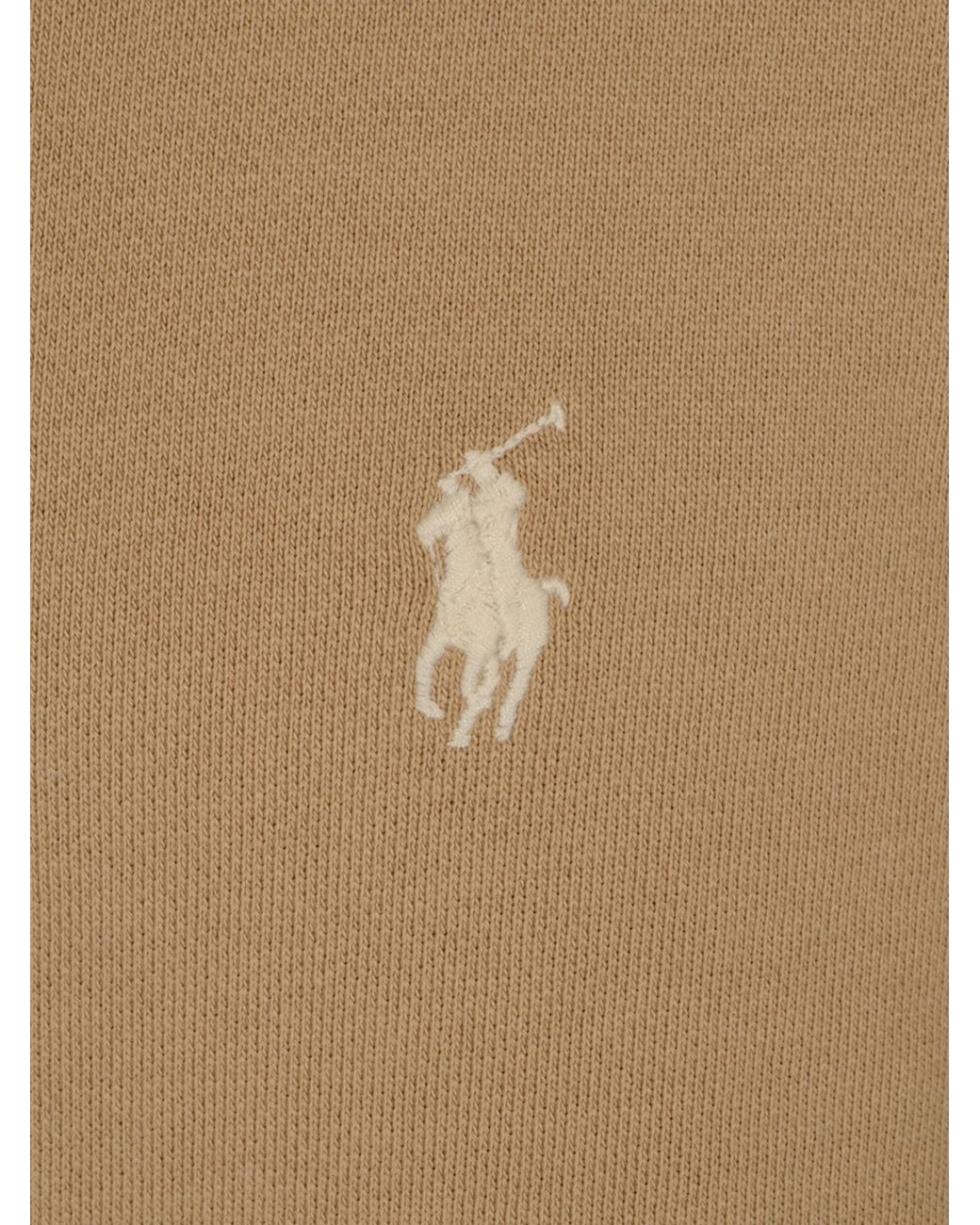 Polo Ralph Lauren Natural Logo-Embroidered Drawstring Hoodie for men