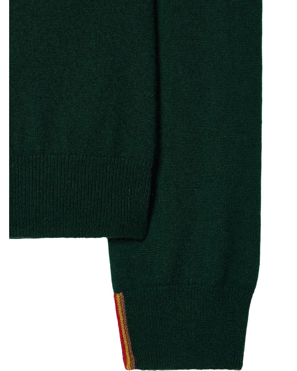 Paul Smith Green Cashmere Sweater for men