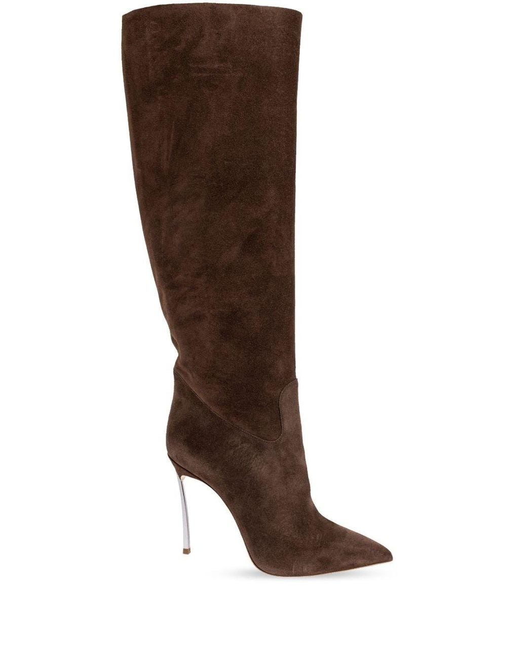 Casadei Brown Blade Leather Boots