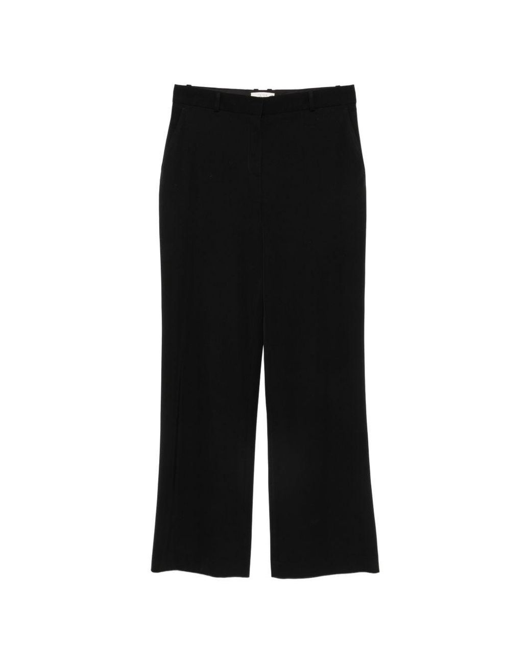 The Row Black Coleman Wool Trousers