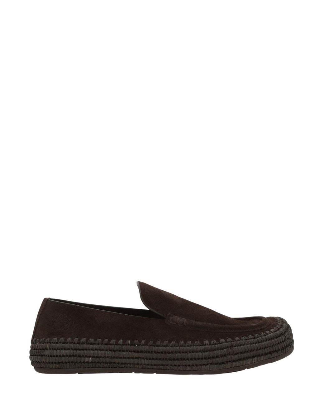 Loewe White Rio Suede Loafer for men