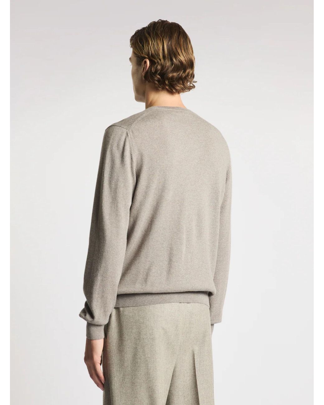 Fay Gray Wool Sweater for men