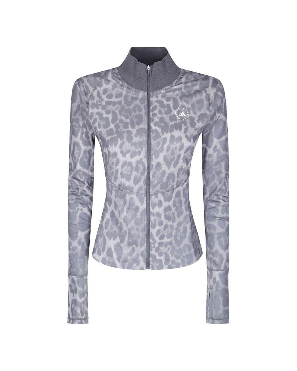 Adidas By Stella McCartney Blue Zipped Sweatshirt