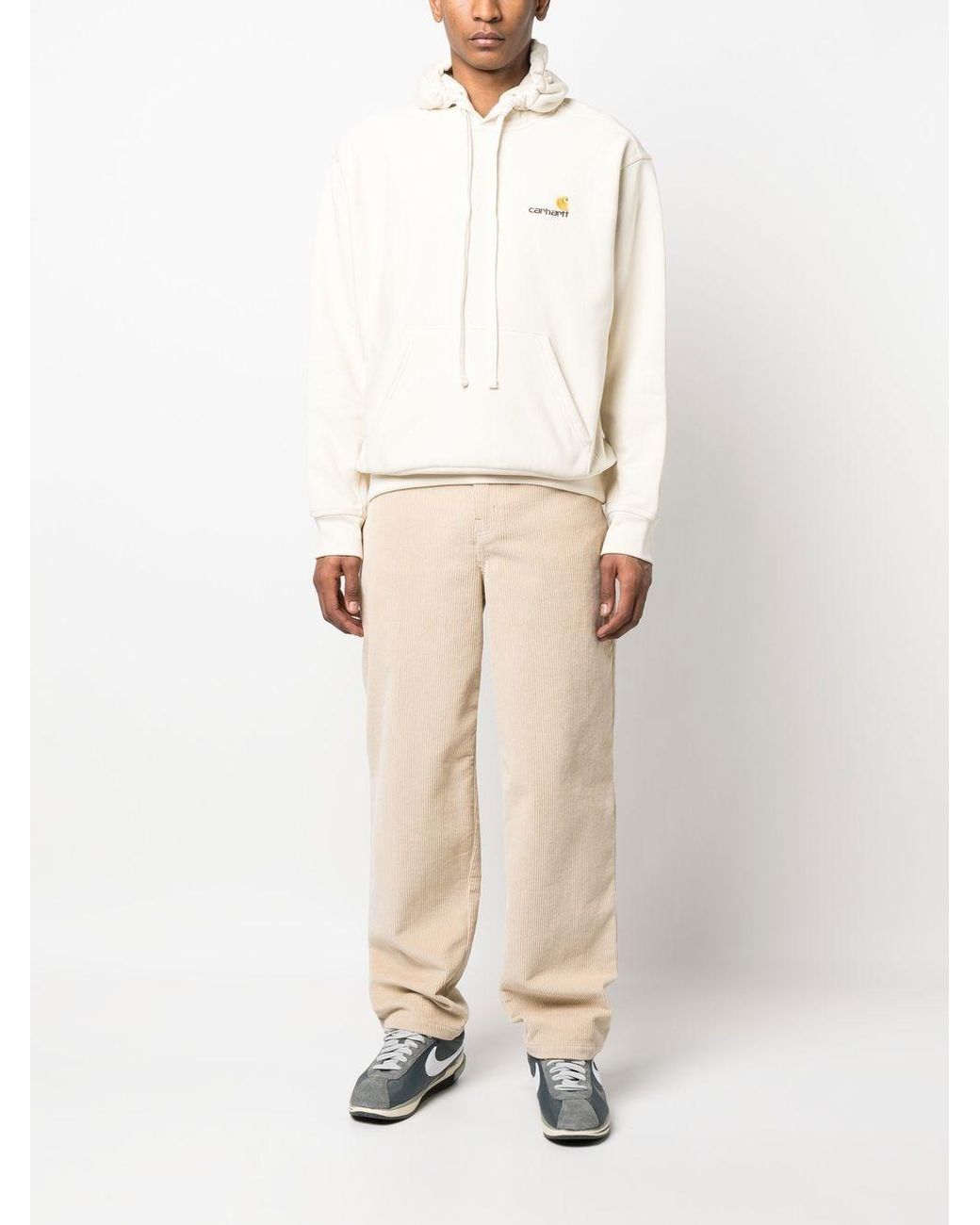 Carhartt White Hoodie With Logo for men
