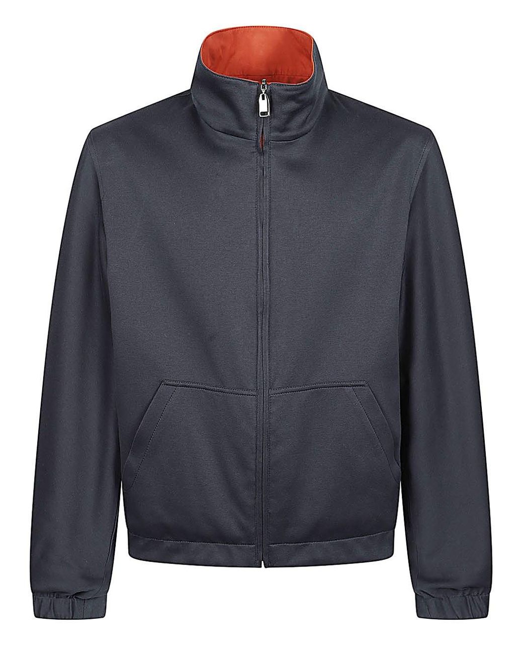 Brioni Red Silk Blouson Jacket for men