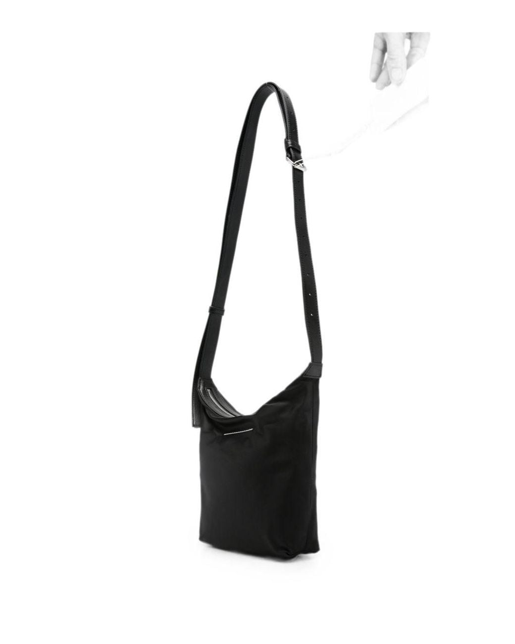 MM6 by Maison Margiela White Nylon Crossbody Bag
