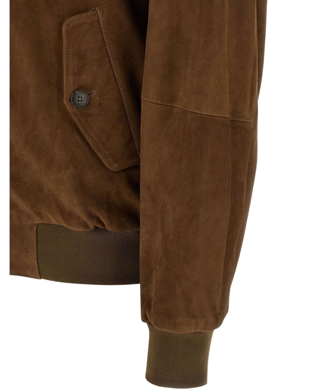 Baracuta Brown Suede Jacket for men