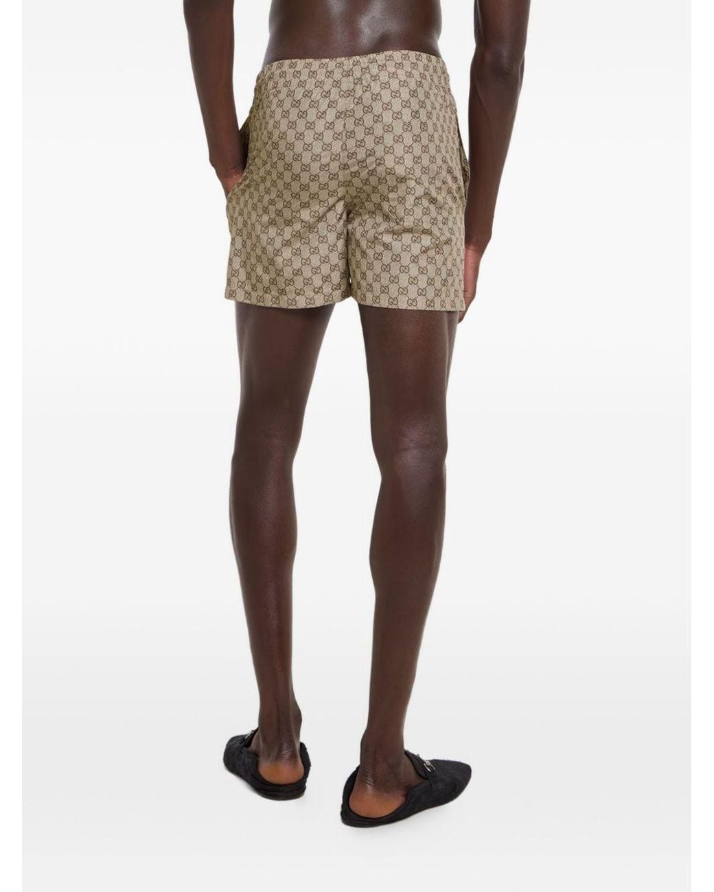 Gucci Natural Gg Swim Shorts for men