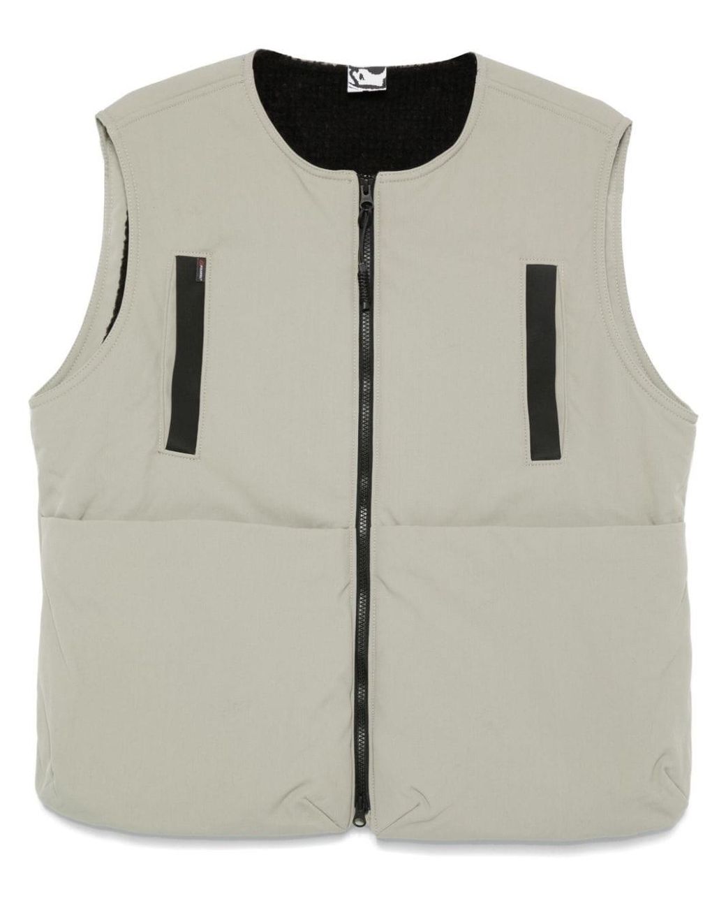 GR10K Gray Logo Down Vest for men