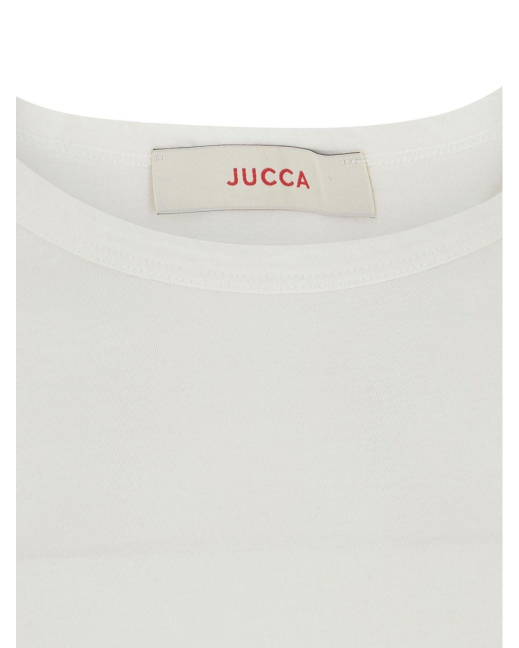 Jucca White Cotton T-Shirt