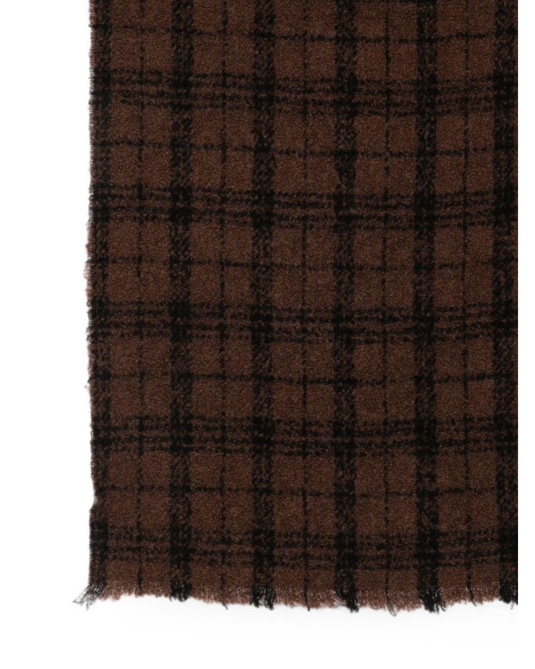 Destin Brown Rasti Wool Scarf