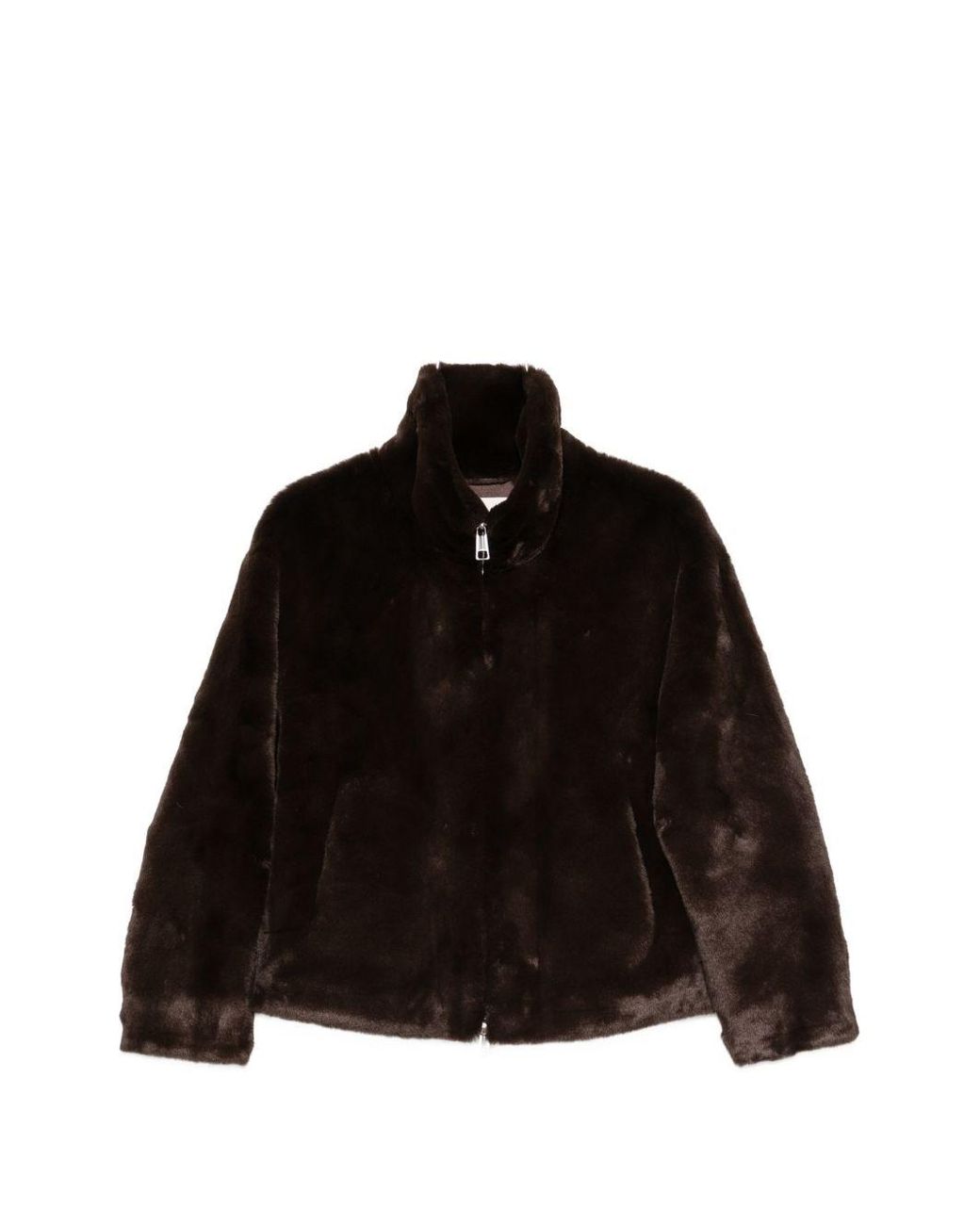 Apparis Black Brooks Faux Fur Jacket